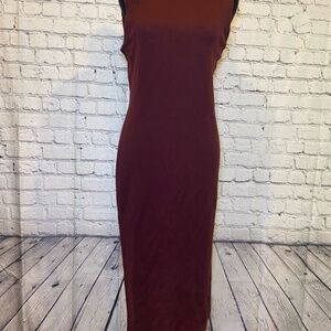 Theory red/maroon dress size medium